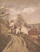Paul Cezanne Dr.Gachet's House at Auvers painting